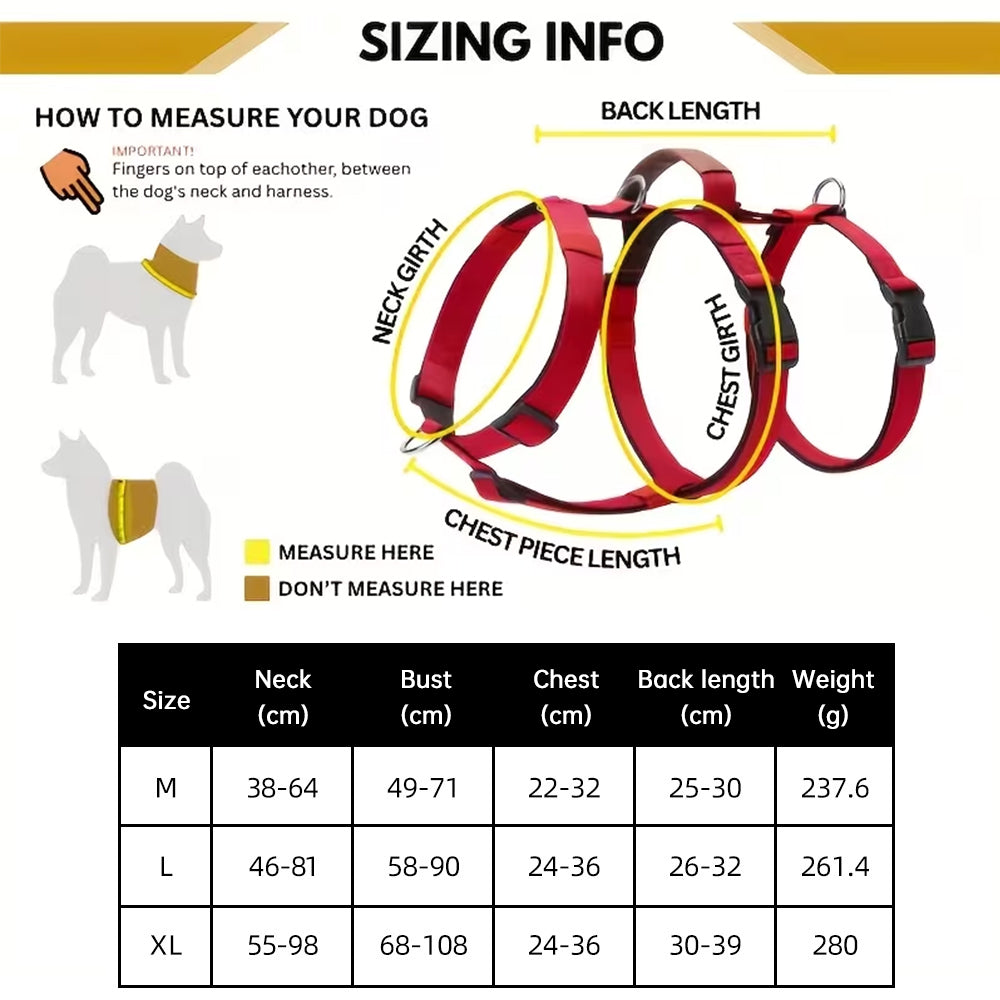 Tactical No-Pull Dog Harness, Bulletproof Vest Style for Large Dogs
