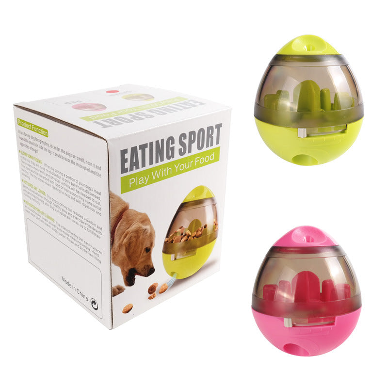 Treat-Dispensing Tumbler Ball – Interactive Dog Enrichment Toy