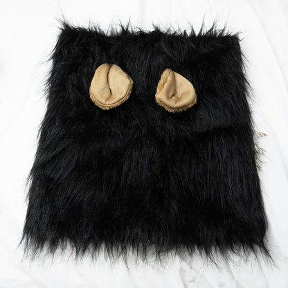 Fun Lion Head Mask with Ears for Pets - Animal Transformation Costume