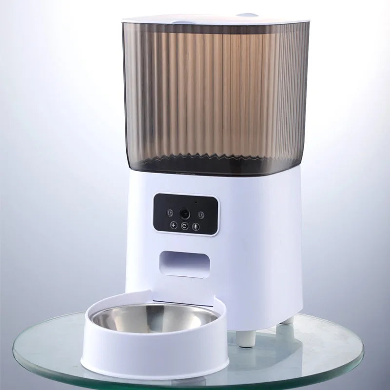 5L Smart Automatic Pet Feeder with HD Camera – Wi-Fi, Night Vision & Voice Recording