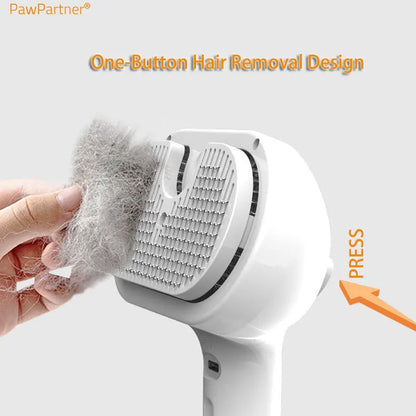 Mist Grooming Comb – Built-In Humidifier & One-Touch Clean