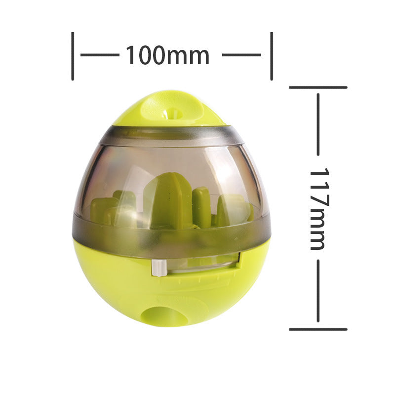 Treat-Dispensing Tumbler Ball – Interactive Dog Enrichment Toy