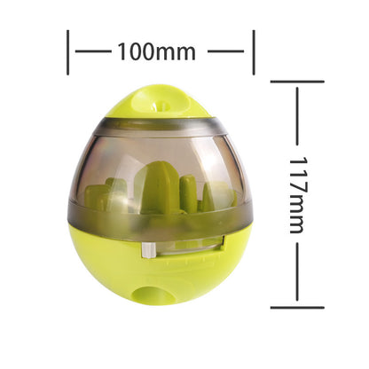 Treat-Dispensing Tumbler Ball – Interactive Dog Enrichment Toy
