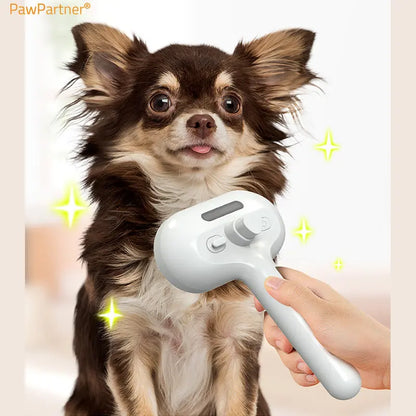 Mist Grooming Comb – Built-In Humidifier & One-Touch Clean