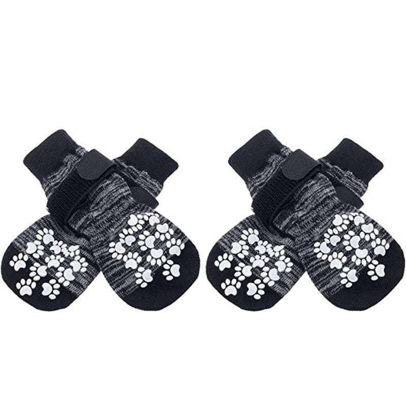 Anti-Slip Waterproof Pet Socks – All-Season Paw Protection for Cats & Dogs