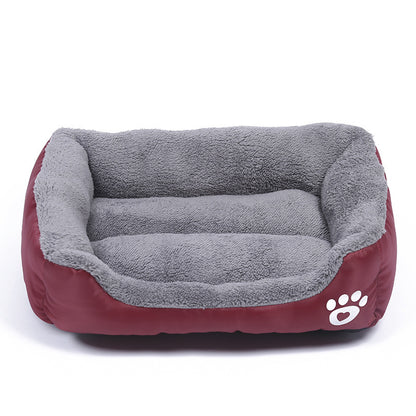 Waterproof Fleece Pet Bed – Sizes S to XXXL for Dogs & Cats