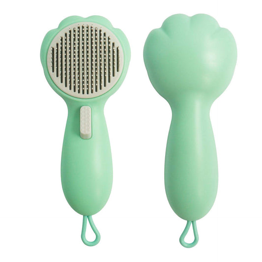 Self-Cleaning Pet Needle Comb – One-Touch Hair Removal for Cats & Dogs
