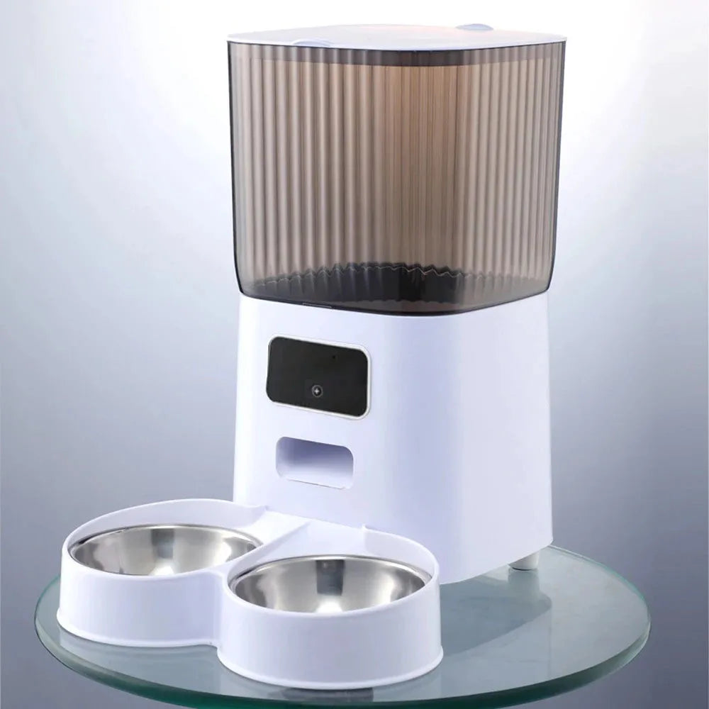 5L Smart Automatic Pet Feeder with HD Camera – Wi-Fi, Night Vision & Voice Recording