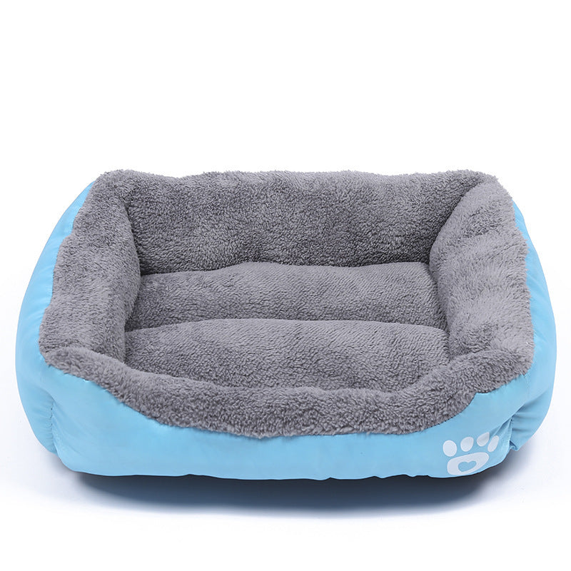 Waterproof Fleece Pet Bed – Sizes S to XXXL for Dogs & Cats