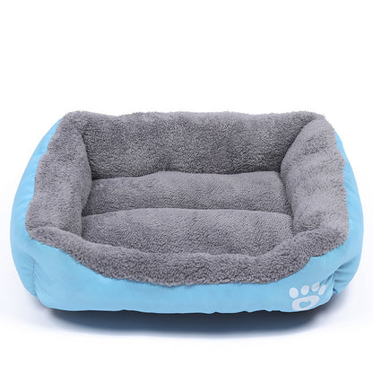 Waterproof Fleece Pet Bed – Sizes S to XXXL for Dogs & Cats