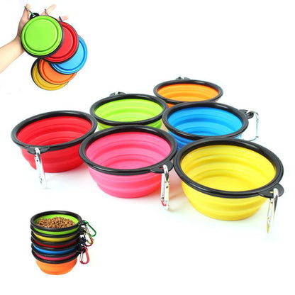 Collapsible Silicone Dog Bowl – Lightweight Travel Feeder