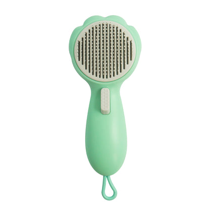 Self-Cleaning Pet Needle Comb – One-Touch Hair Removal for Cats & Dogs
