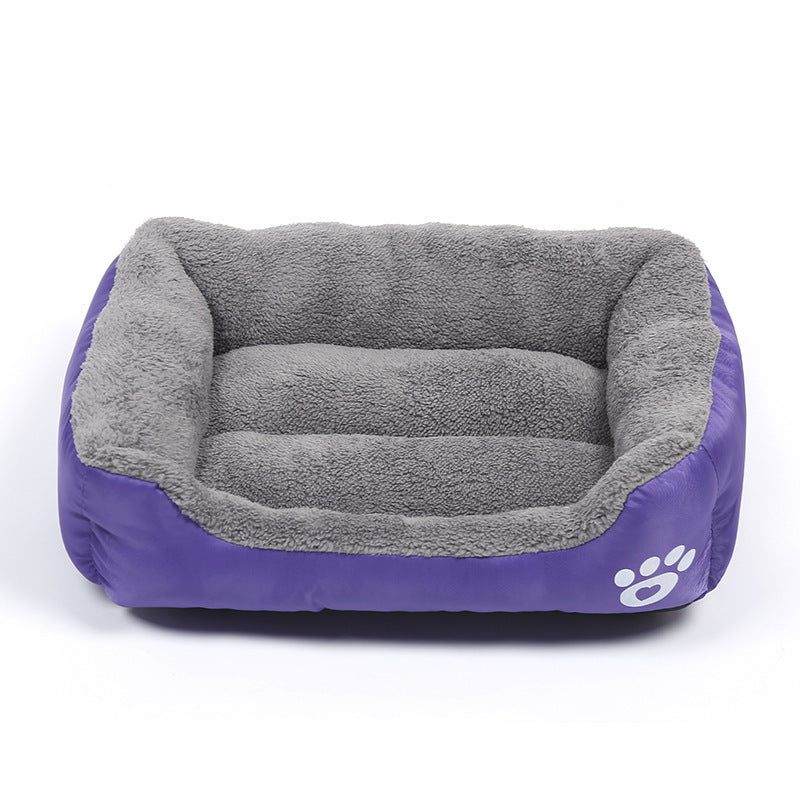 Waterproof Fleece Pet Bed – Sizes S to XXXL for Dogs & Cats