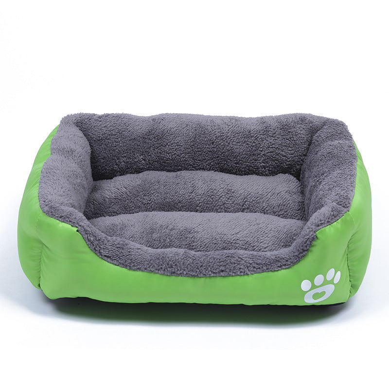 Waterproof Fleece Pet Bed – Sizes S to XXXL for Dogs & Cats