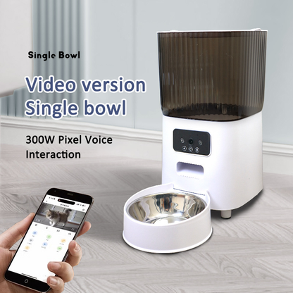 5L Smart Automatic Pet Feeder with HD Camera – Wi-Fi, Night Vision & Voice Recording