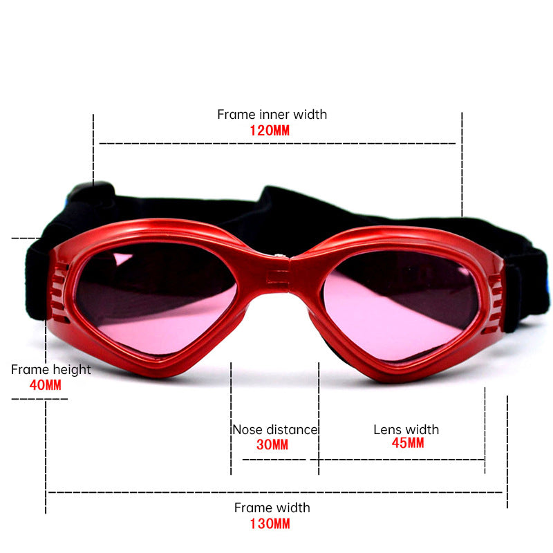 Dog Sunglasses with UV Protection – Goggles for Small Breeds