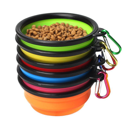 Collapsible Silicone Dog Bowl – Lightweight Travel Feeder