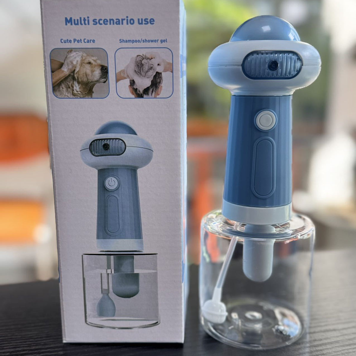 Electric Pet Foam Bath Machine – Automatic Lather Dispenser for Dogs & Cats