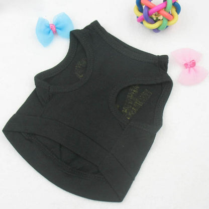 VIP Patterned Dog T-Shirt – Lightweight Summer Pet Clothing