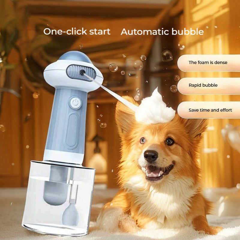 Electric Pet Foam Bath Machine – Automatic Lather Dispenser for Dogs & Cats