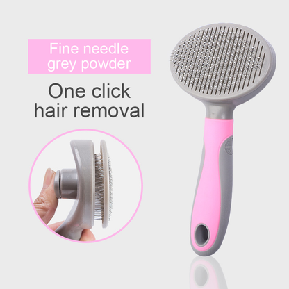 Deshedding Slicker Brush for Long-Haired Dogs & Cats