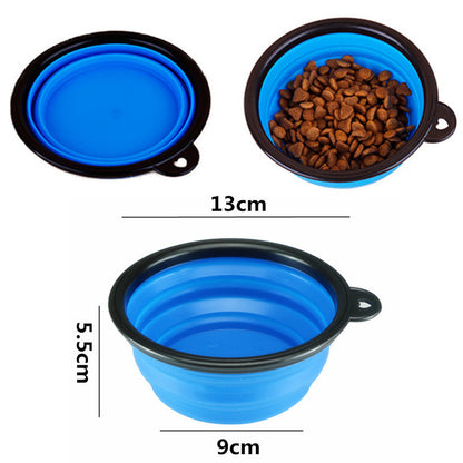 Collapsible Silicone Dog Bowl – Lightweight Travel Feeder