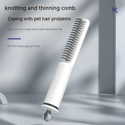 3-in-1 Dematting Comb for Cats & Dogs – Detangle, Deshed & Smooth