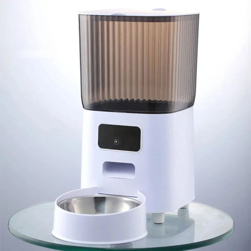 5L Smart Automatic Pet Feeder with HD Camera – Wi-Fi, Night Vision & Voice Recording