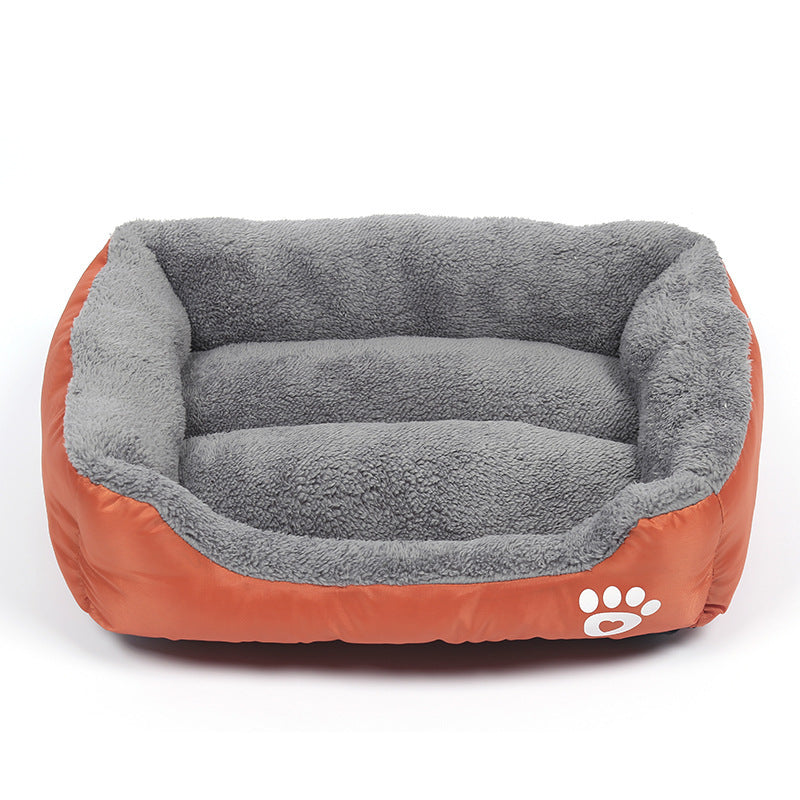 Waterproof Fleece Pet Bed – Sizes S to XXXL for Dogs & Cats
