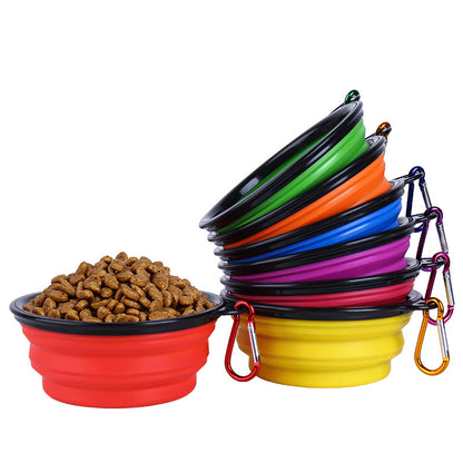 Collapsible Silicone Dog Bowl – Lightweight Travel Feeder