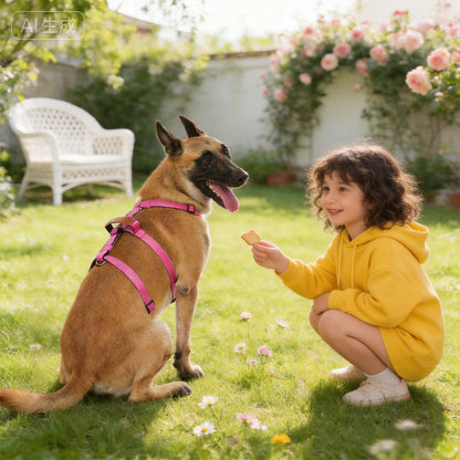 Tactical No-Pull Dog Harness, Bulletproof Vest Style for Large Dogs