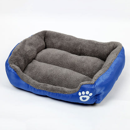 Waterproof Fleece Pet Bed – Sizes S to XXXL for Dogs & Cats