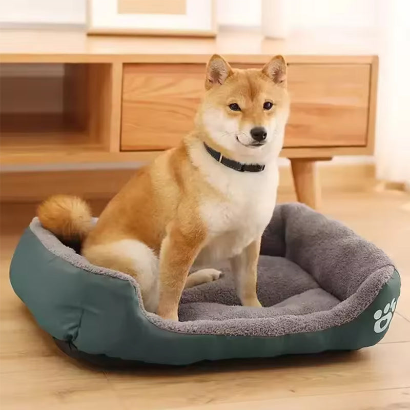 Waterproof Fleece Pet Bed – Sizes S to XXXL for Dogs & Cats